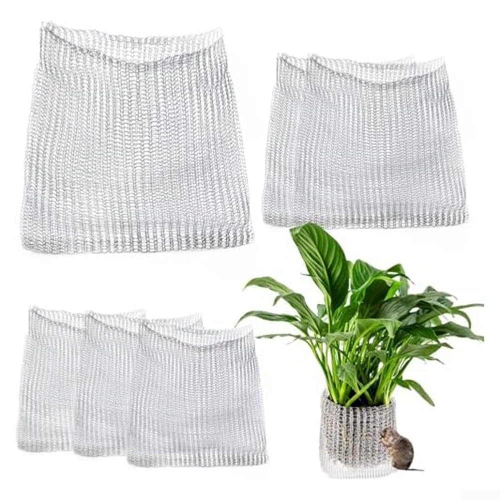 Fruit for PROTECTION Netting Bags Stainless Steel Wire Garden Plant Protect Net Mesh Bags Fruits Insects Barrier Vegetables Mesh Bags Gardening Tool(50 * 45cm)