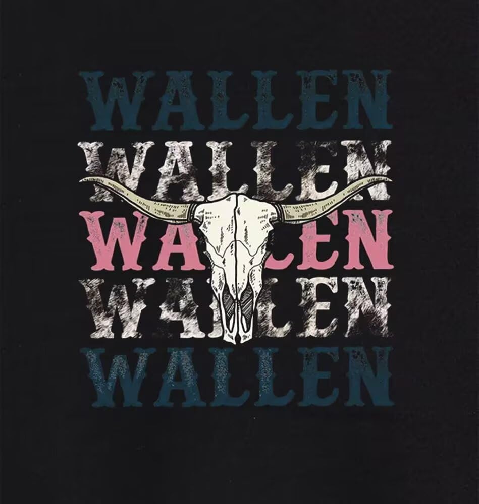 Nashville Country Concert Music T Shirts for Women Guitar Eagle Wing Graphic Short Sleeve Vintage Casual Girl Tee Tops - Image 5