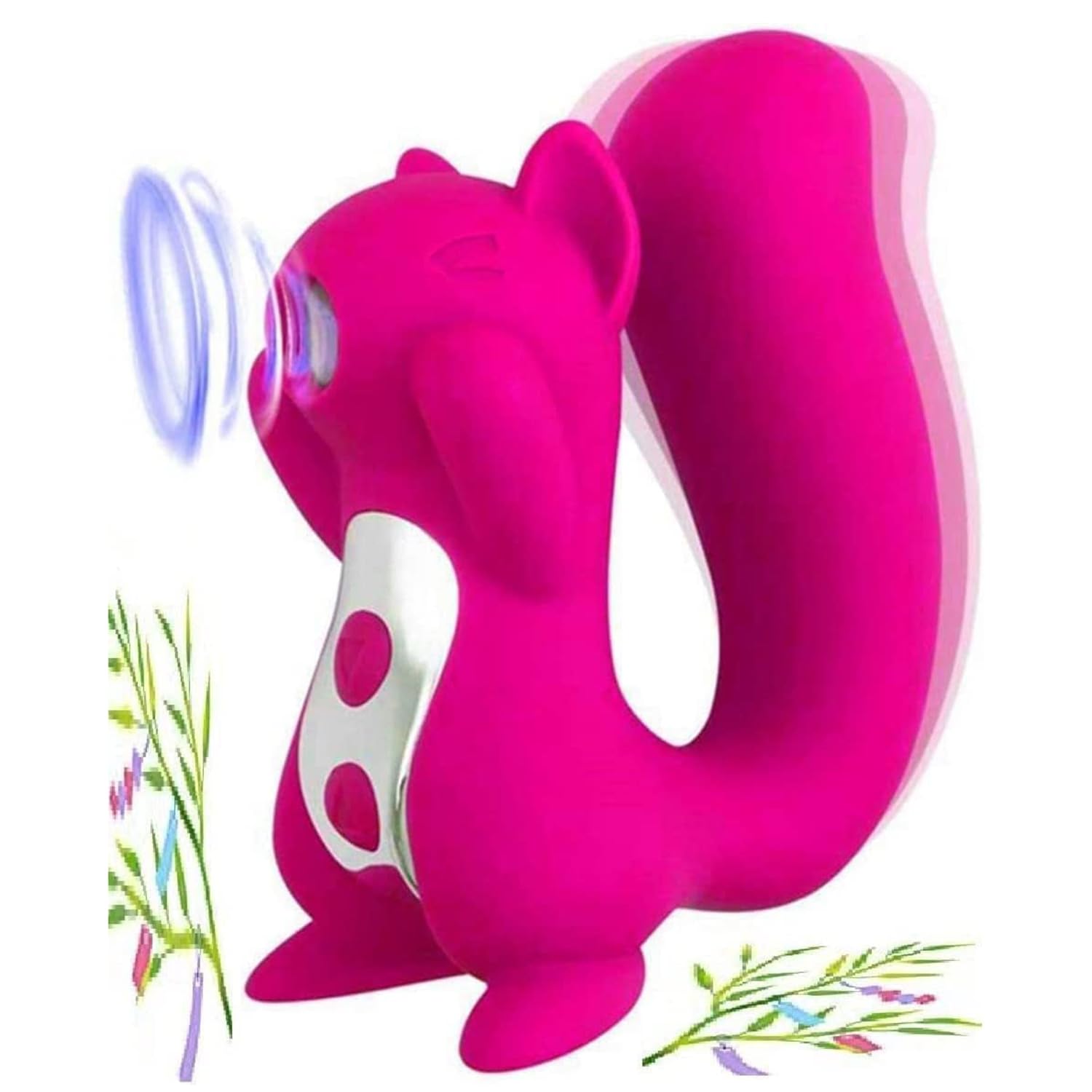 Generico Giocattoli del Sesso Scoiattolo Che Succhia Vibratore Clitoride Capezzoli Stimolazione Vaginale Giocattoli del Sesso Anale ~ Adatto per Mutandine da Donna per Stimolare Il Piacere,A