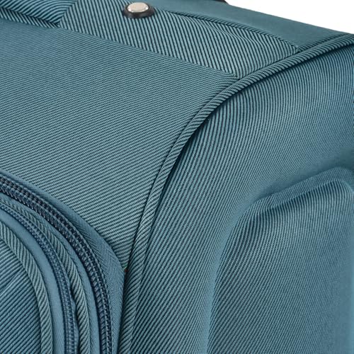 Green Expandable 3 Piece Suitcase Softside Luggage Travel Set with TSA Lock4