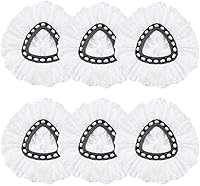 Vista 1 de Paquete de 6 cabezales de repuesto para trapeador compatibles con O Cedar EasyWring de microfibra, cabezales de repuesto para fregona Ocedar 1