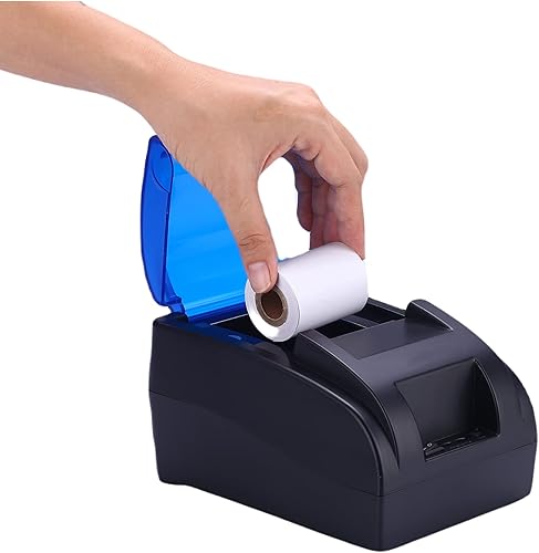 Miniatura 8 de DT40P Impresora térmica directa de recibos de flash de 2.283 in de ancho de papel, cortador manual, velocidad de impresión de 2.756 in/s, puerto