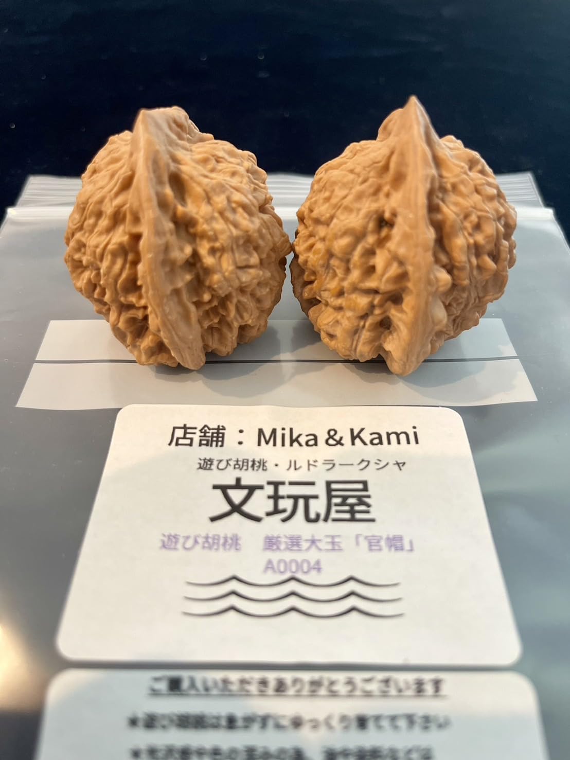 Amazon | 文玩屋 遊び胡桃 厳選大玉「官帽」A0004「手で遊び育てる