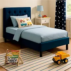 Cama Box Infantil com Cabeceira Inca Liso Premium 150cm x 70cm x 19cm