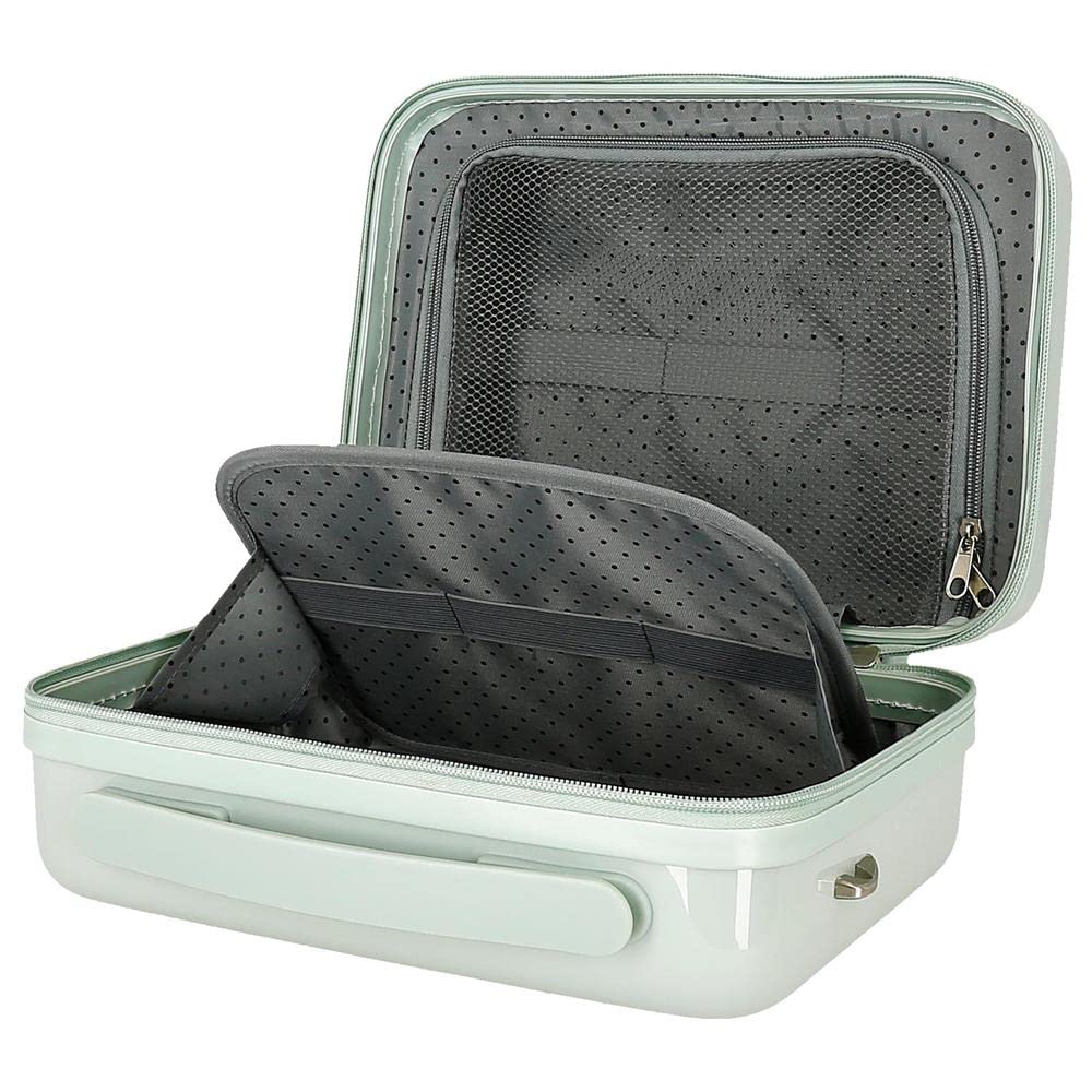 Disney Strong Spirit Neceser Adaptable con Bandolera Verde 29x21x15 cms Rígido ABS 9,14L 0,6 kgs