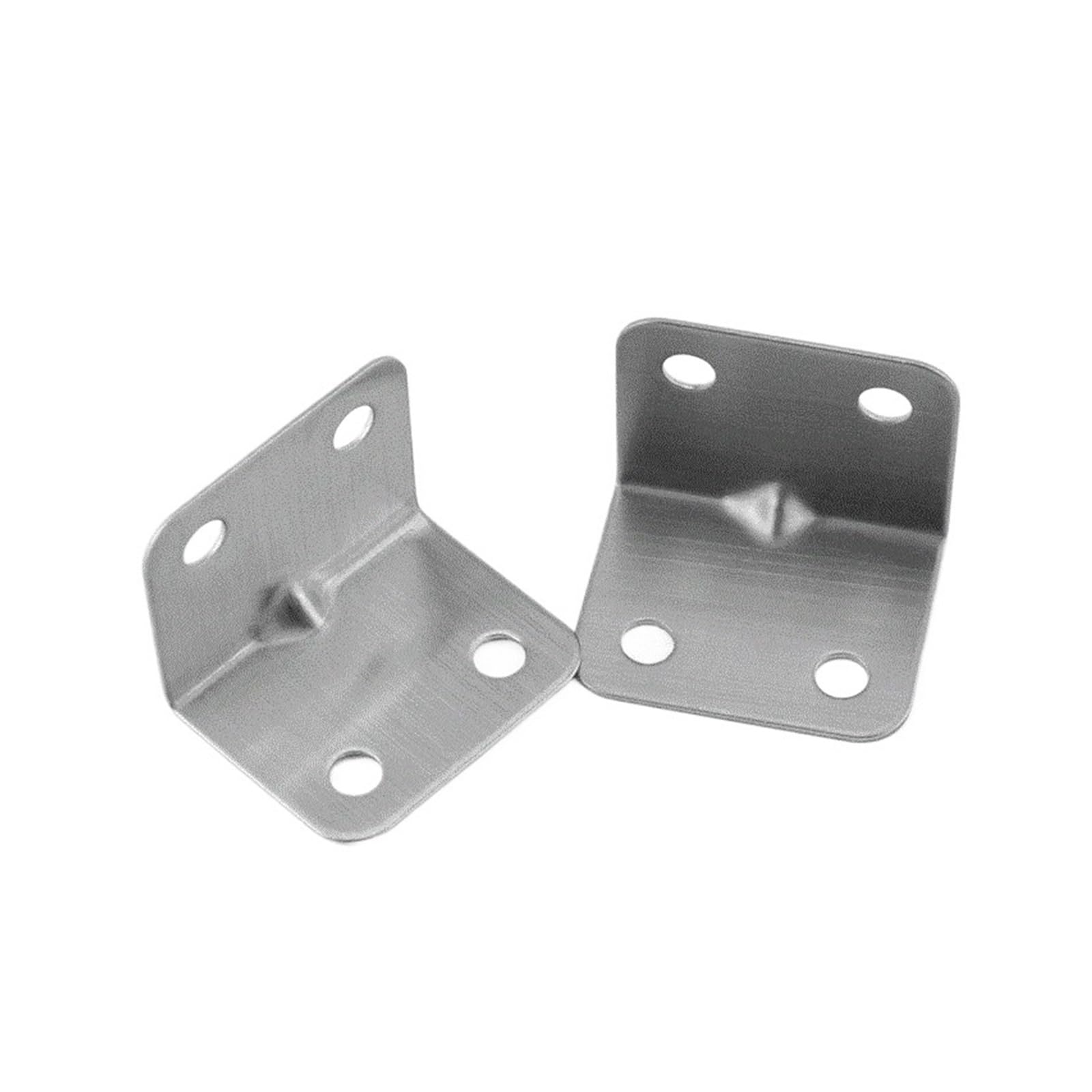 10/50 soportes de ángulo de acero inoxidable de 90 grados. | Soporte Universal for Gabinete Cajón Ventana Muebles de Madera(30X37cm-50set)