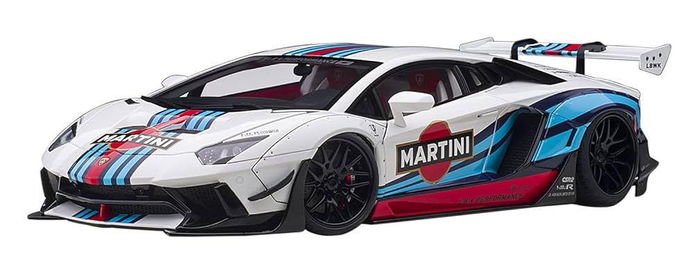 Lambo Aventador Liberty Walk LB-Works White with Martini