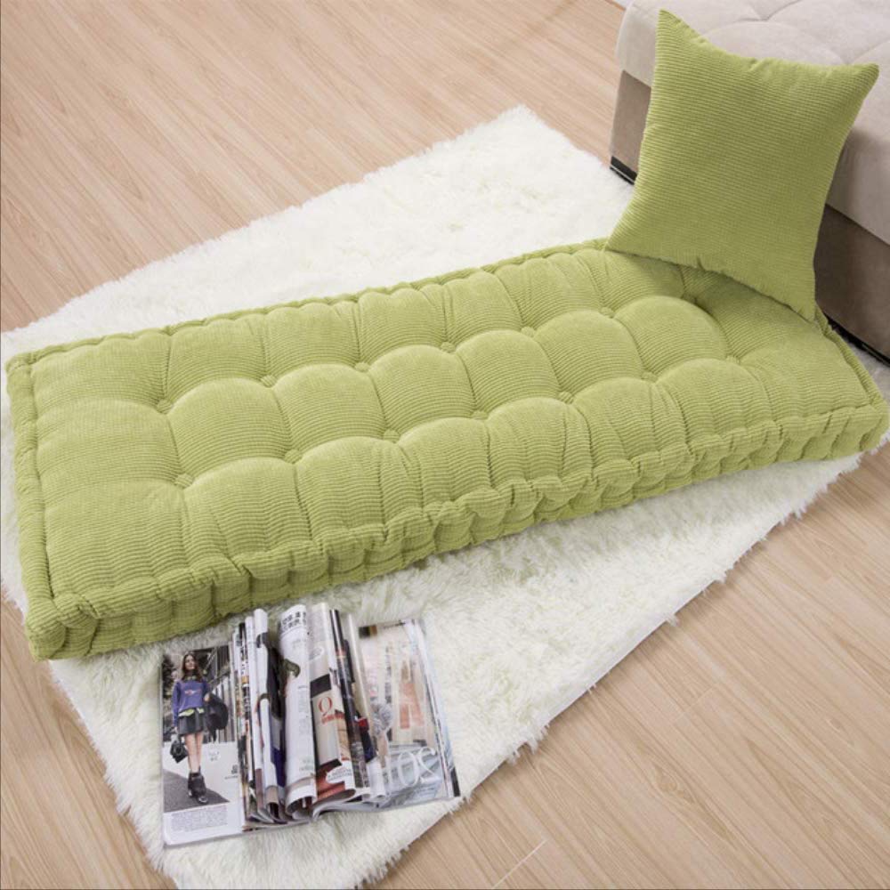 ANQI Soft Cotton Long Bench Cushion Thick 2 Seater Pad Replacement Mattress Chair Cushion for Long Dining Chair Sofa Garden Furniture,Comfy and Durable