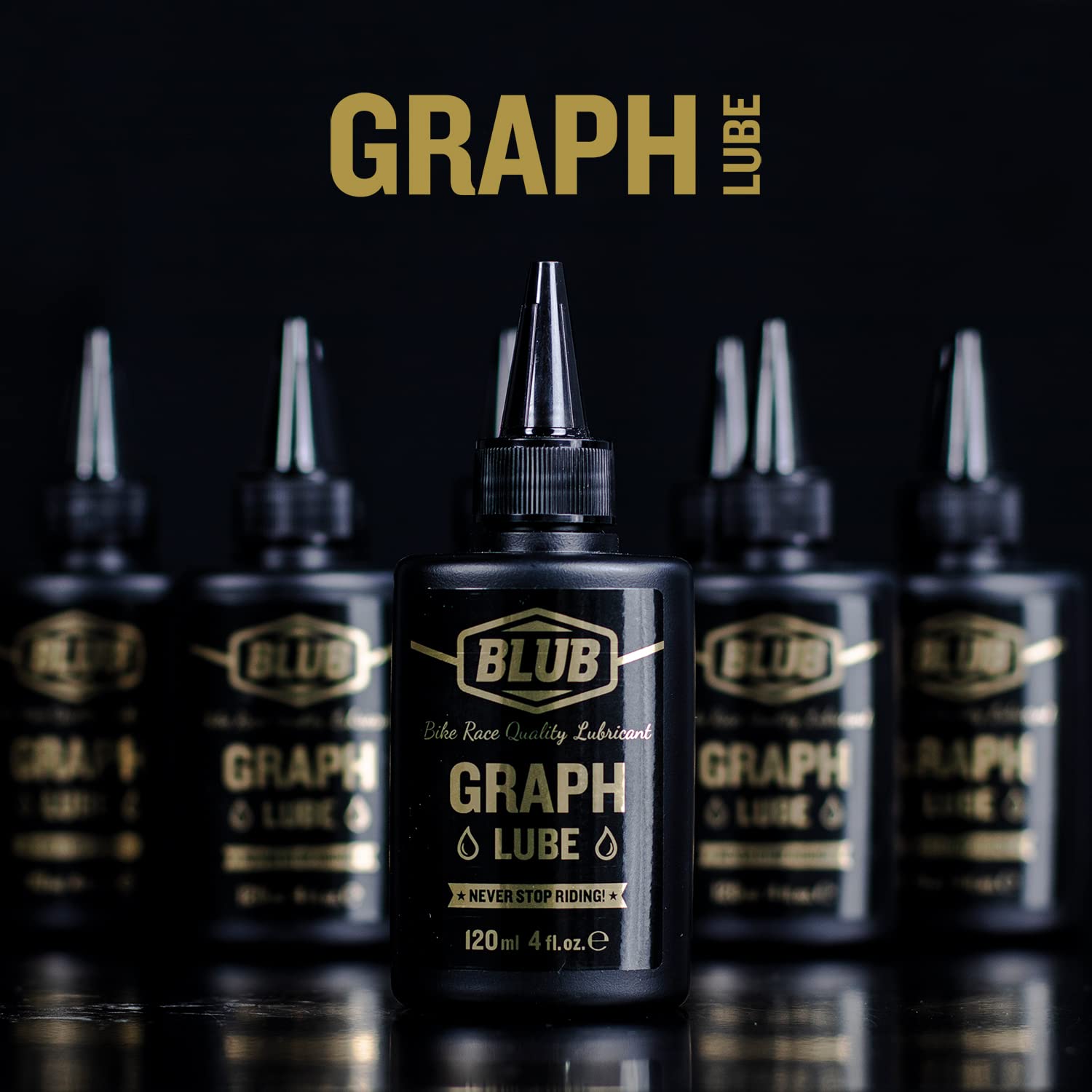 BLUB Graph Lube 120ml | Lubrificante Catena Bici, Grasso Grafite | Premium Bike Chain Lube