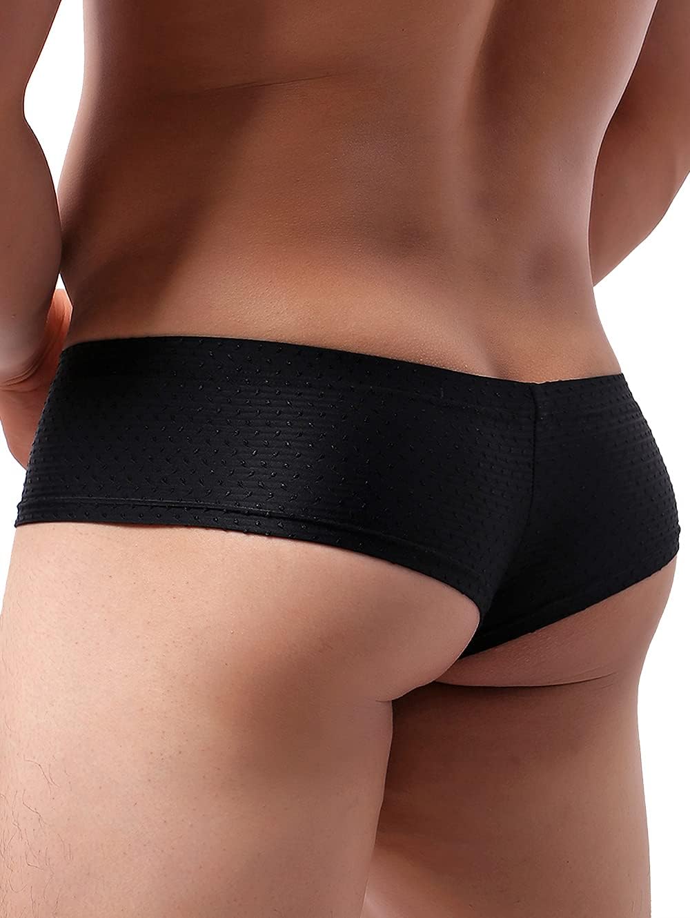 iKingsky Men's Cheeky Boxer Sexy Brazilian Back Mens Underwear Low Rise Mini Cheek Thong Underpanties for Men - Image 3