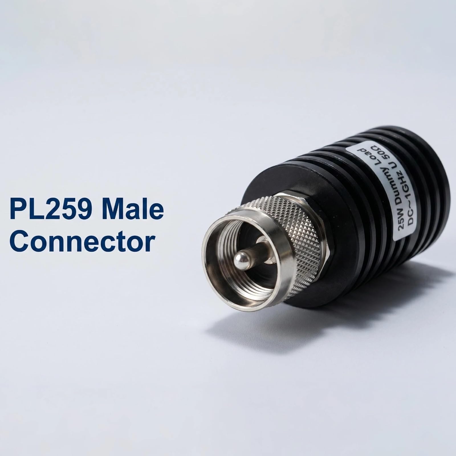 BECEN Charge fictive de 25 W PL259 connecteur mâle, Borne 25 Watt DC à 1 Ghz 50 Ohm UHF connecteur