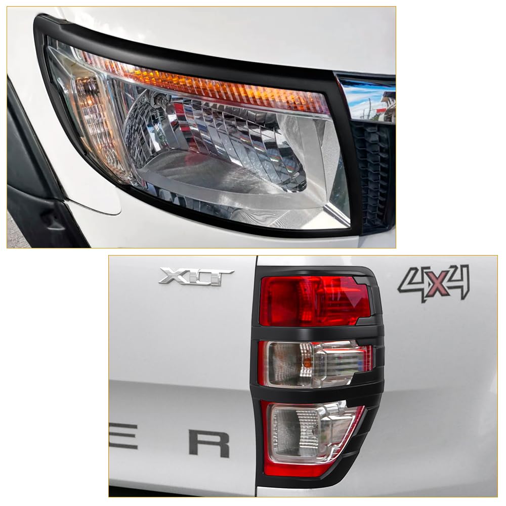 JHCHAN Tailgate Cover Bumper Protector for Ford Ranger 2012