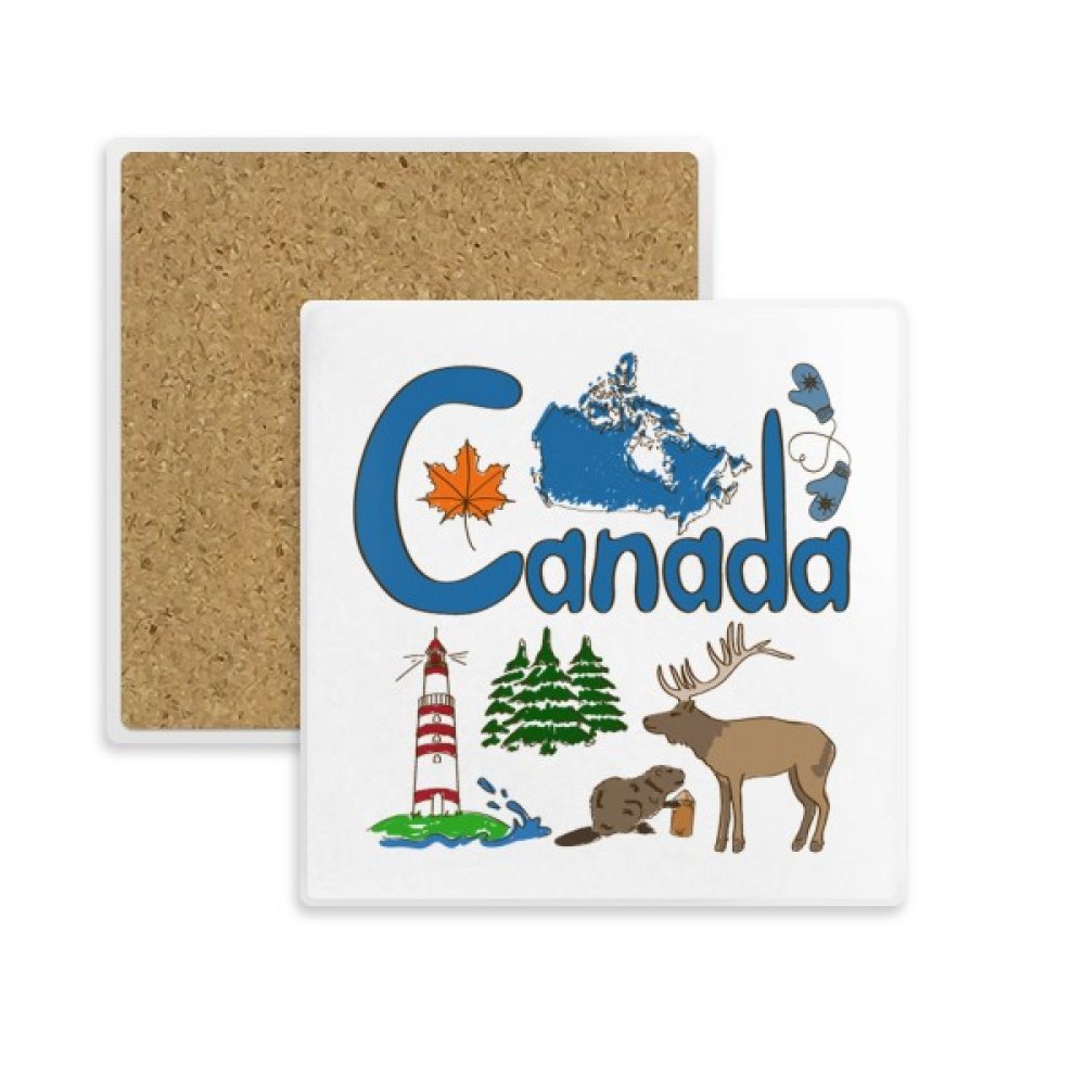 Coaster tasse absorbent dessous de verre pierre Canada