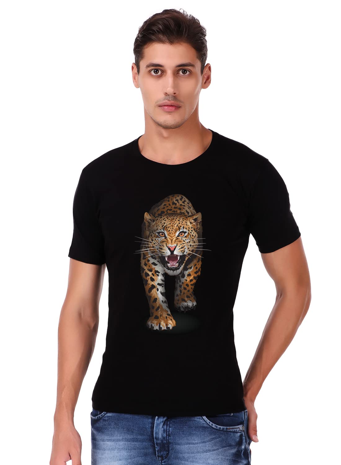 Squareknot Best Anime Printed Half Sleeve Round Neck Regular Fit Men's T-Shirt for Casual Wear in White Color | Any Time Wear Anime Tshirts at