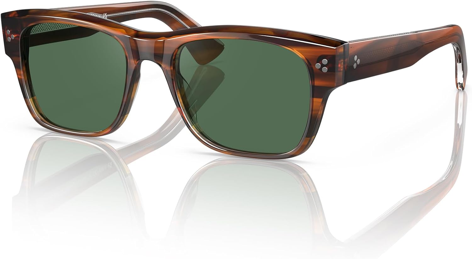 CARFIA Retro Men's Sunglasses Womens Polarized Thick Acetate Frame, Durable Metal Hinge, Premium Three-Point Rivets Glasses