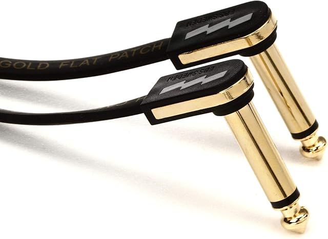 EBS PG-28 The Original Premium Gold Flat Patch Cable 28cm