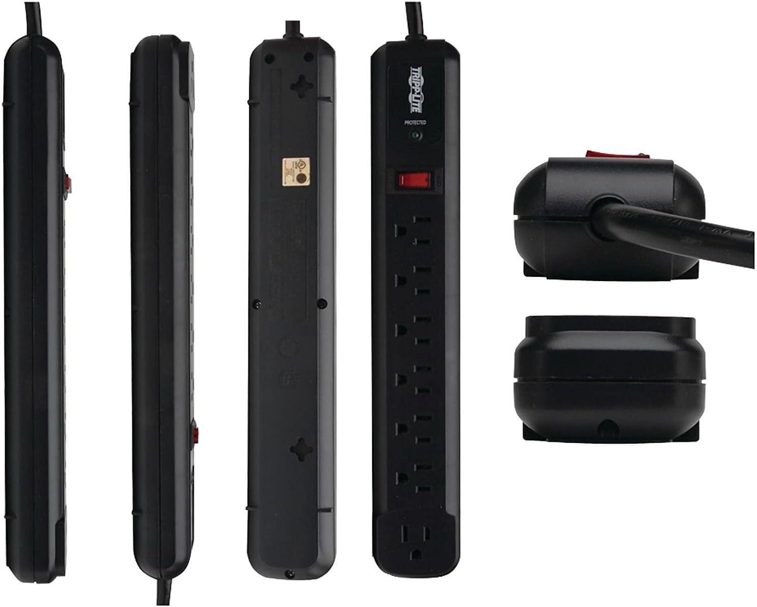 TRPTLP74RB - Tripp Lite Protect It! TLP74RB 7-Outlet Surge Suppressor