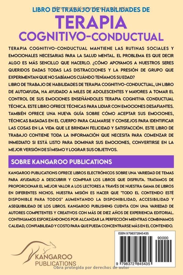 Miniatura 2 de Libro de trabajo de habilidades de Terapia Cognitivo Conductual Una guía de terapia divertida para controlar el estrés, la ansiedad, la depresión,