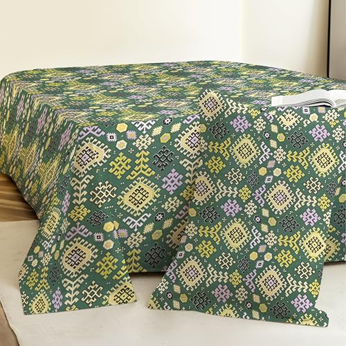 Image of Weave & Decor Cotton Bedsheet for Single Bed 90x60 Inches Soft and Breathable, Includes 1 Pillow Cover 20x30 Inches