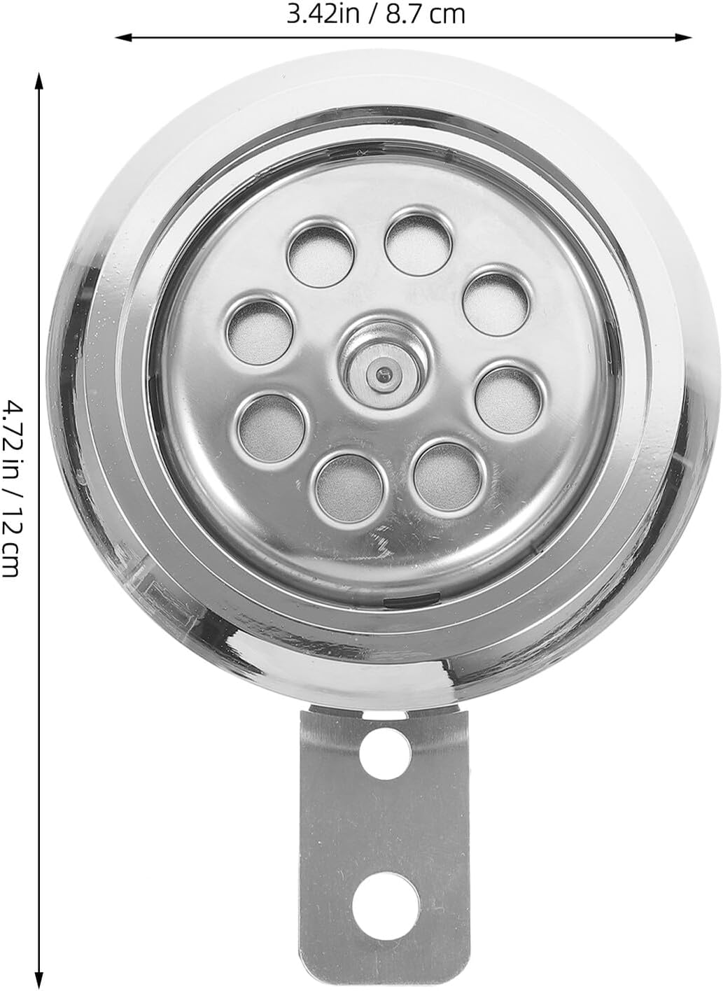 Motorcycle Horn 12v Loud Metal Speaker for Motorbike Electric Vehicle Anti-rust Trumpet Replacement for Motorcycle Accessories