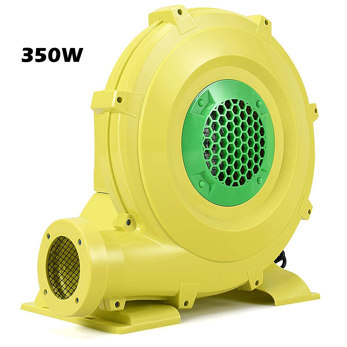 RELAX4LIFE Pompe Électrique Gonflable avec Moteur en Cuivre 350W/450W/680W/850W, Souffleur d'air avec Ventilateur pour Château Gonflable, Maison Gonflable de Rebond de l'eau, Cavalier, Jaune