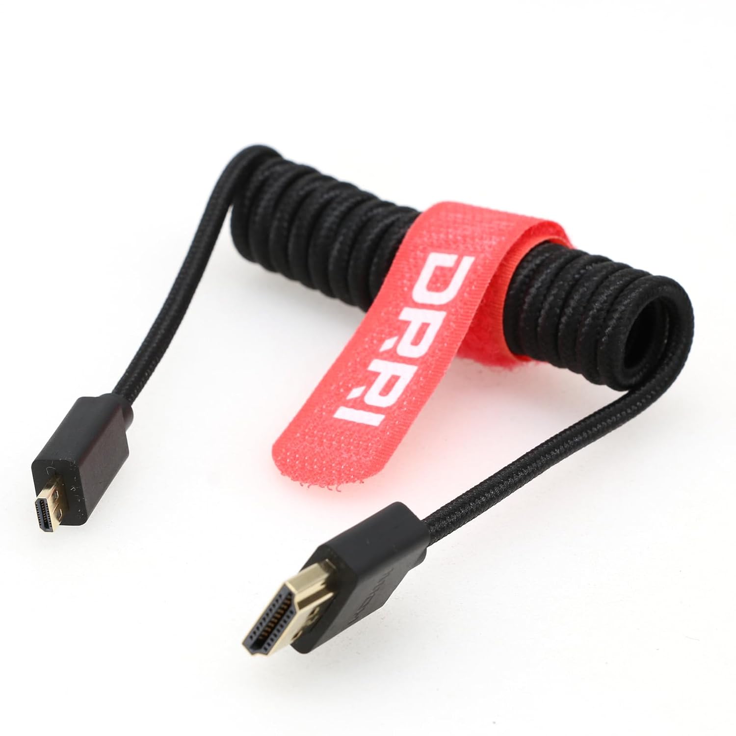 DRRI High Speed 8K 4K 30/60fps Micro HDMI to HDMI 2.1 Braided Cable for Canon EOS R5 R5c R6 M6 Mk2 | FUJIFILM X-T| Nikon Z6 Z9 to Atomos Ninja 5 Monitor
