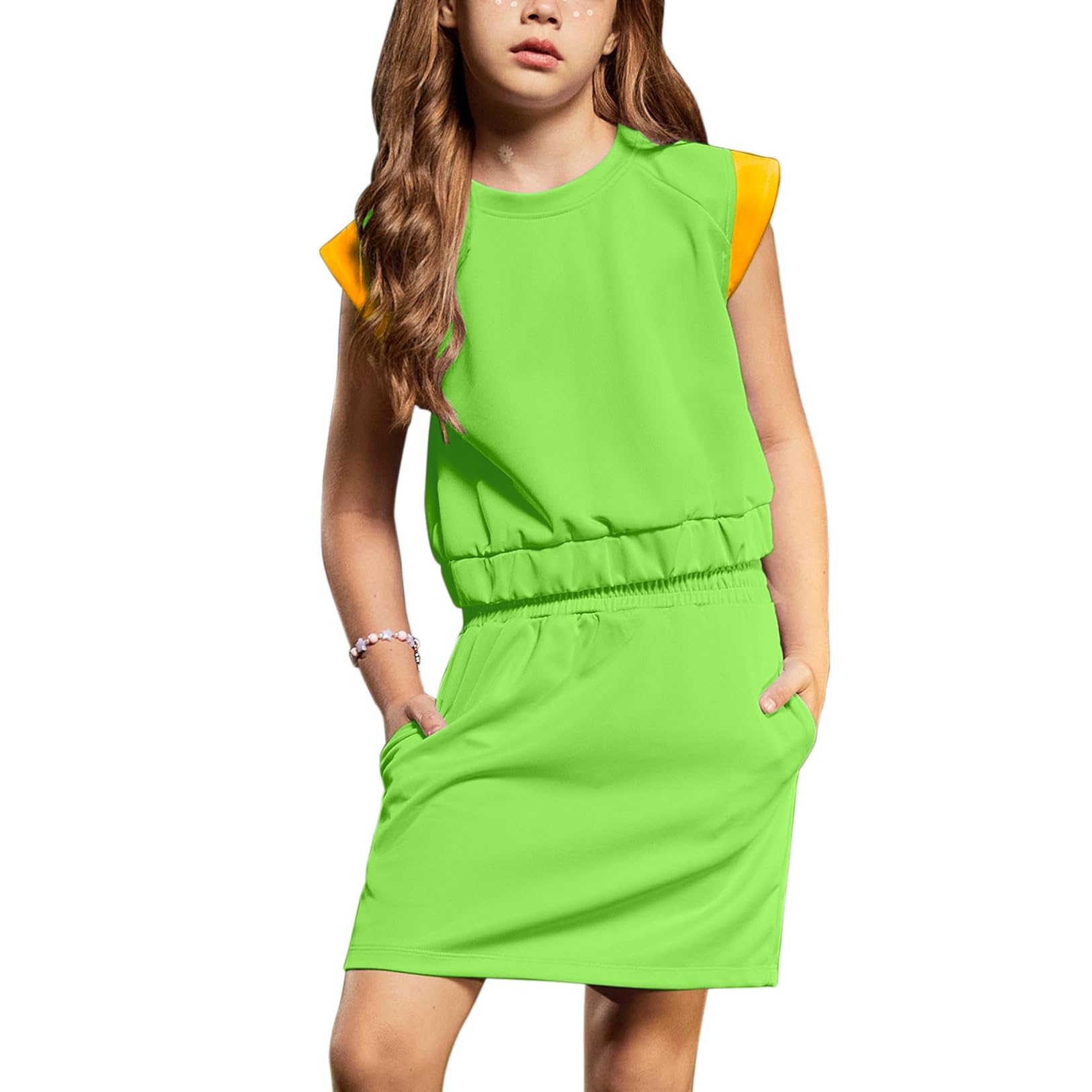 CHILDRENSTAR Girls 2 Piece Skort Outfits Trendy Clothes Kids Athletic Set