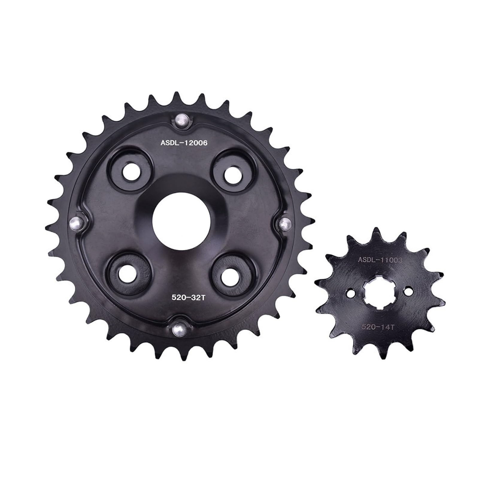 Amazon.com: feiluod 520 14T 32T 14 32 Tooth Motorcycle Front Rear