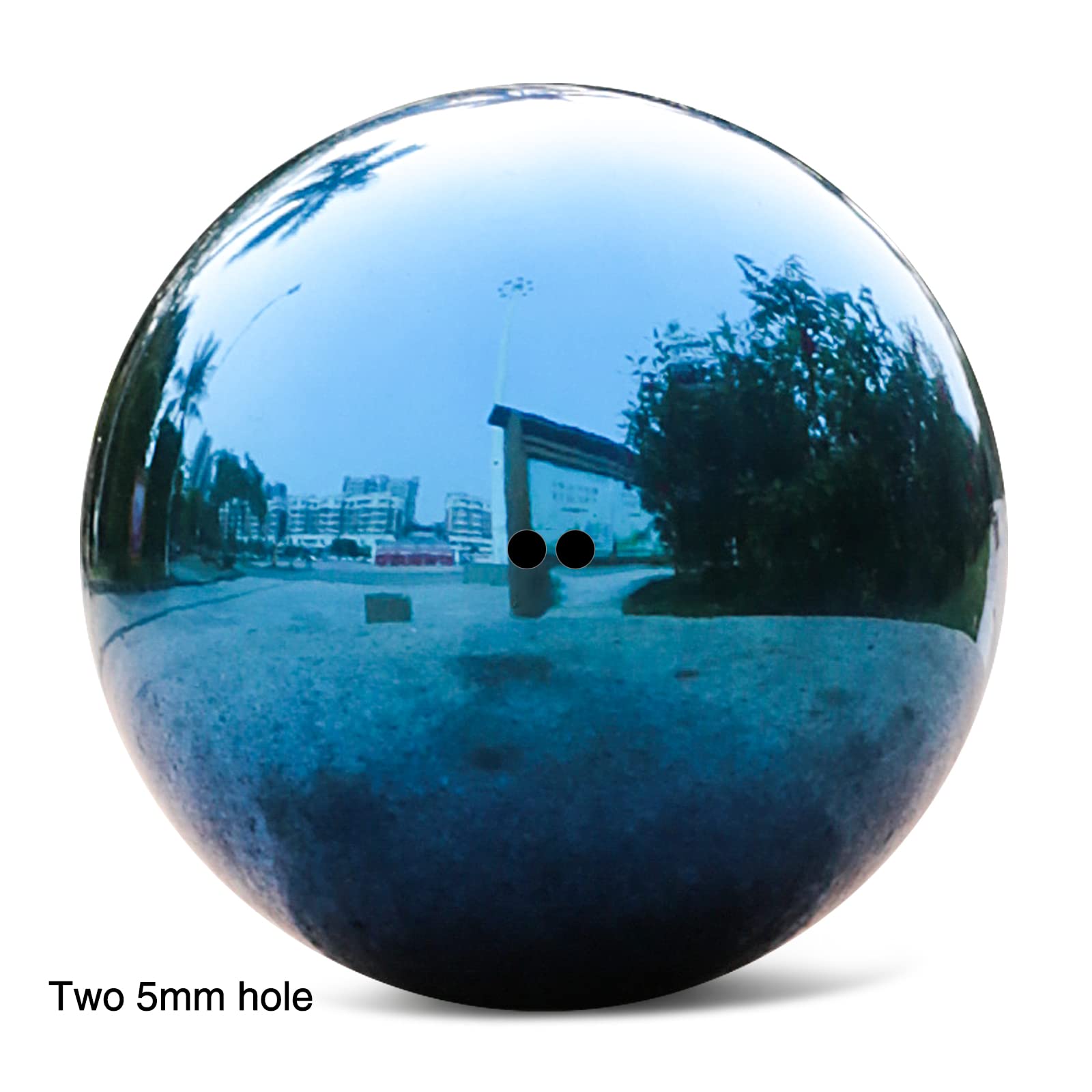 10 Inch Ball Color Gazing Mirror Ball Stainless Steel Garden Sphere ...