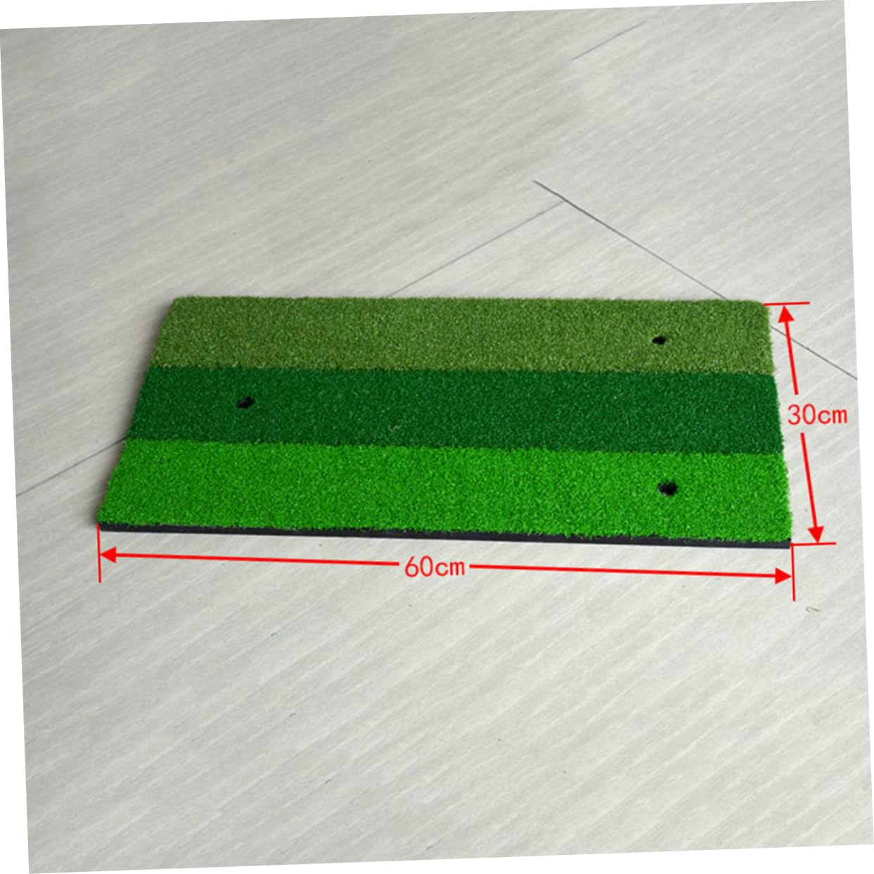 GOOHOCHY Portable Golf Swing Mat Practice Mat 30x60cm Short Grass Surface Rough Terrain for Indoor/Outdoor Training
