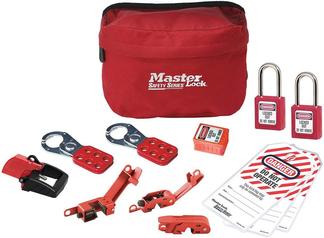 Master Lock Electrical Lockout Tagout Out Kit