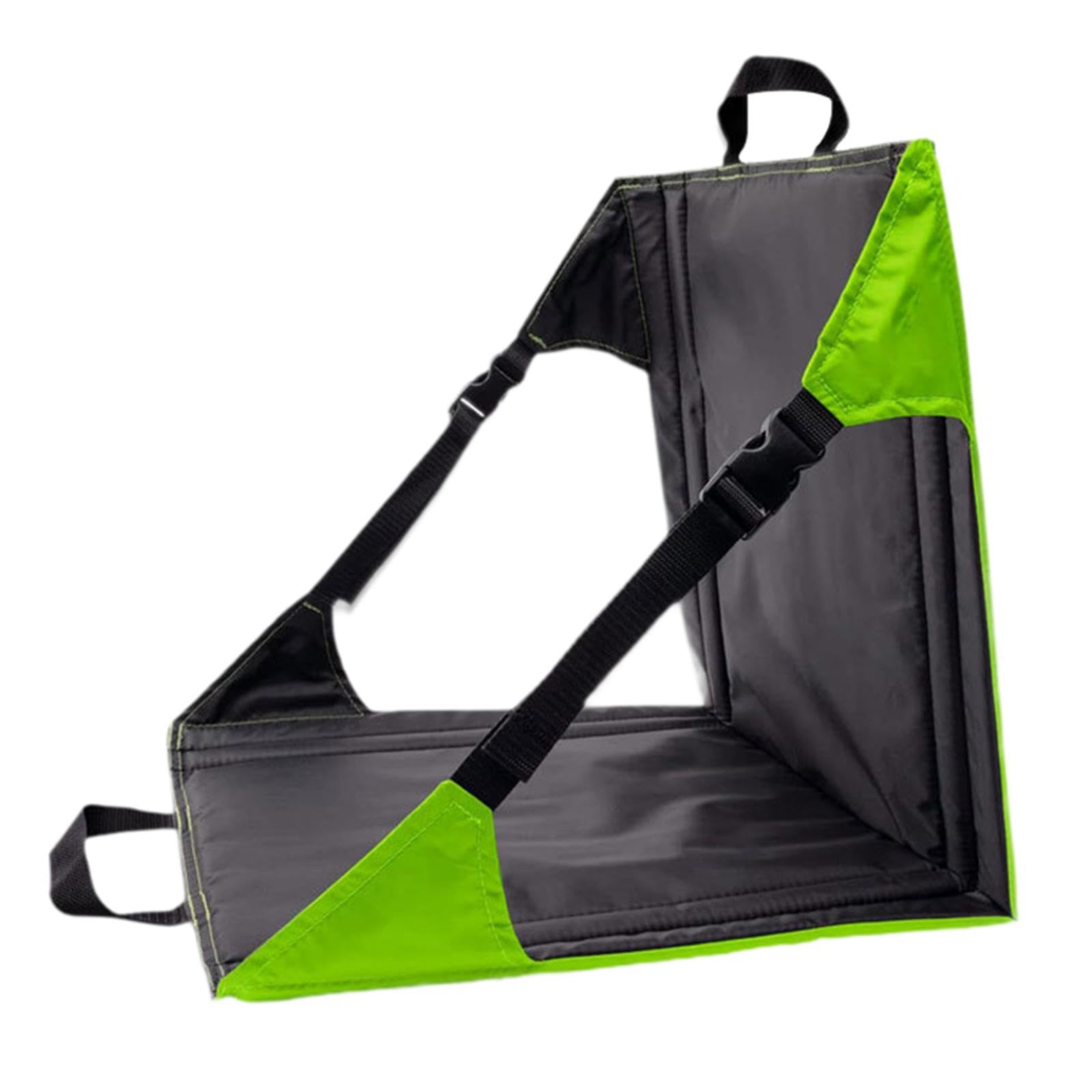 Yiju Portable Stadium Seat Cushion Foldable Comfortable with Backrest for Outdoor