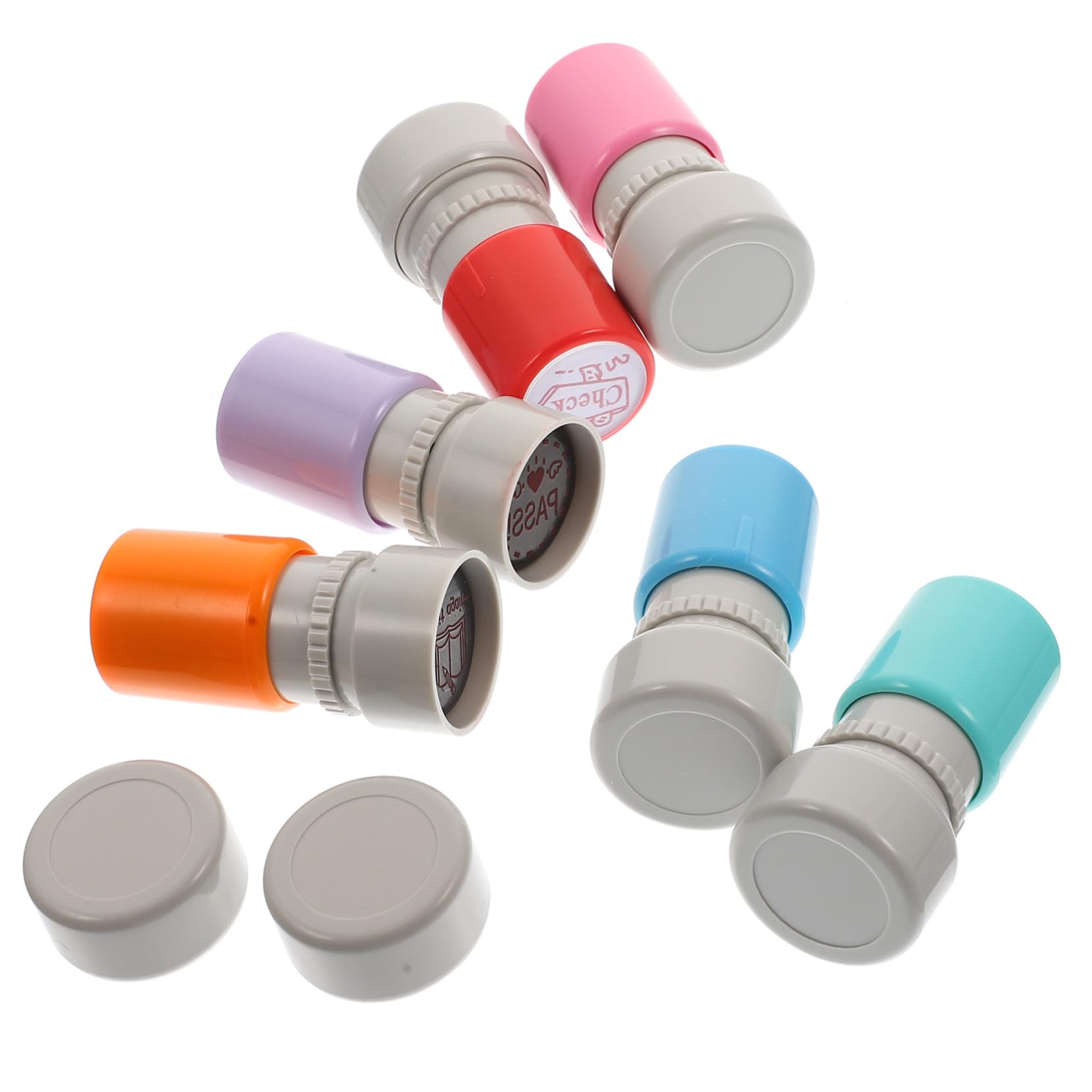 STOBOK 18pezzi Timbri Per Insegnanti Con Design Cartone Di Timbri Motivazionali Per Compiti Scolastici Perfetti Per Insegnanti