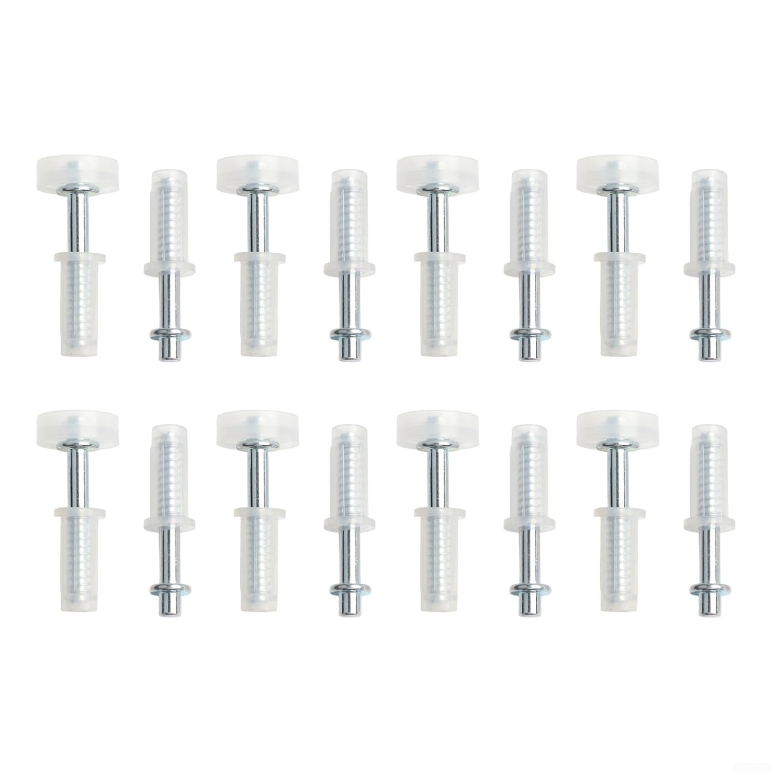 Kit de herrajes para puertas plegables, kit de reparación para puertas de clóset, incluye pivote superior y rueda guía para puertas plegables de clóset, puertas de bolsillo plegables y puertas acordeón (8 piezas) miniatura 1