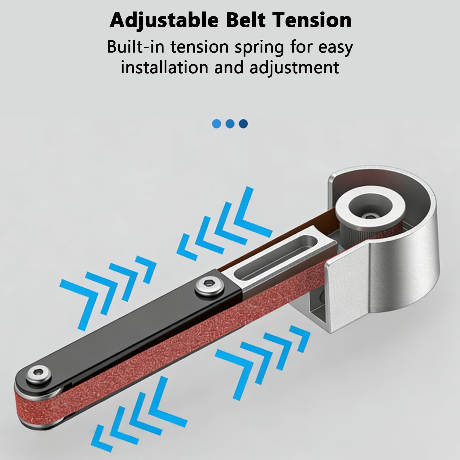 Weytoll Ponceuse à bande sans fil 12 V, 10 000 tr/min, mini-ponceuse à bande avec 20 bandes abrasives et 2 batteries de 2 000 mAh, pour bois, métal et plastique