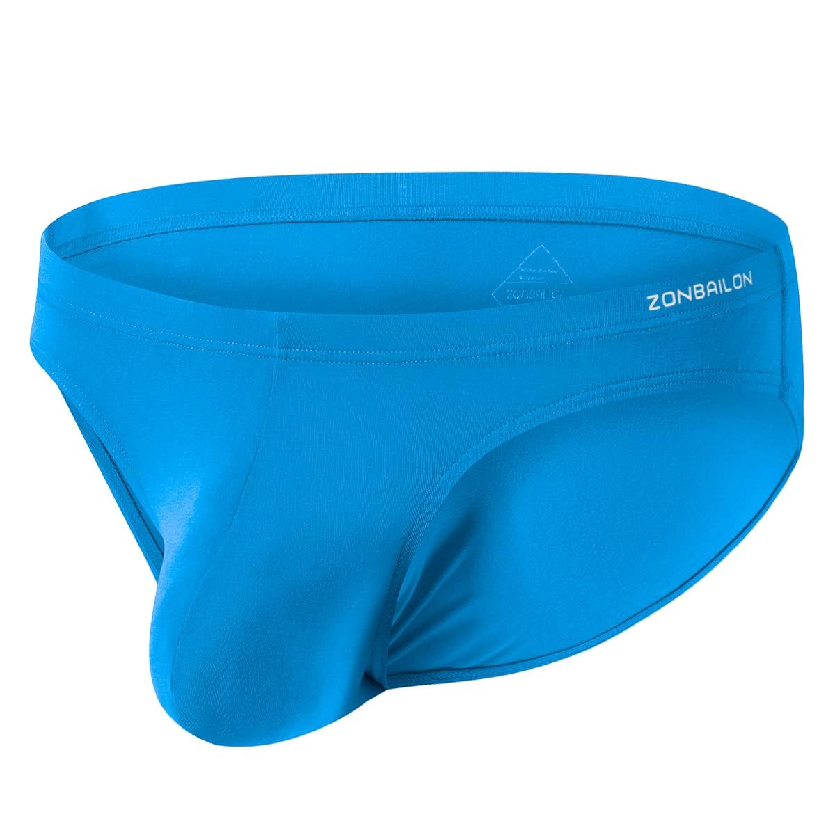 ZUOLAIYIN Herren Slips Slip Männer Herren Unterhosen Slip mit Beutel Sexy Slips für Männer Frontbeutel Bambus Schwarz Grau