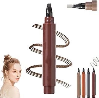 Bolígrafo impermeable para cejas y barba, pun...