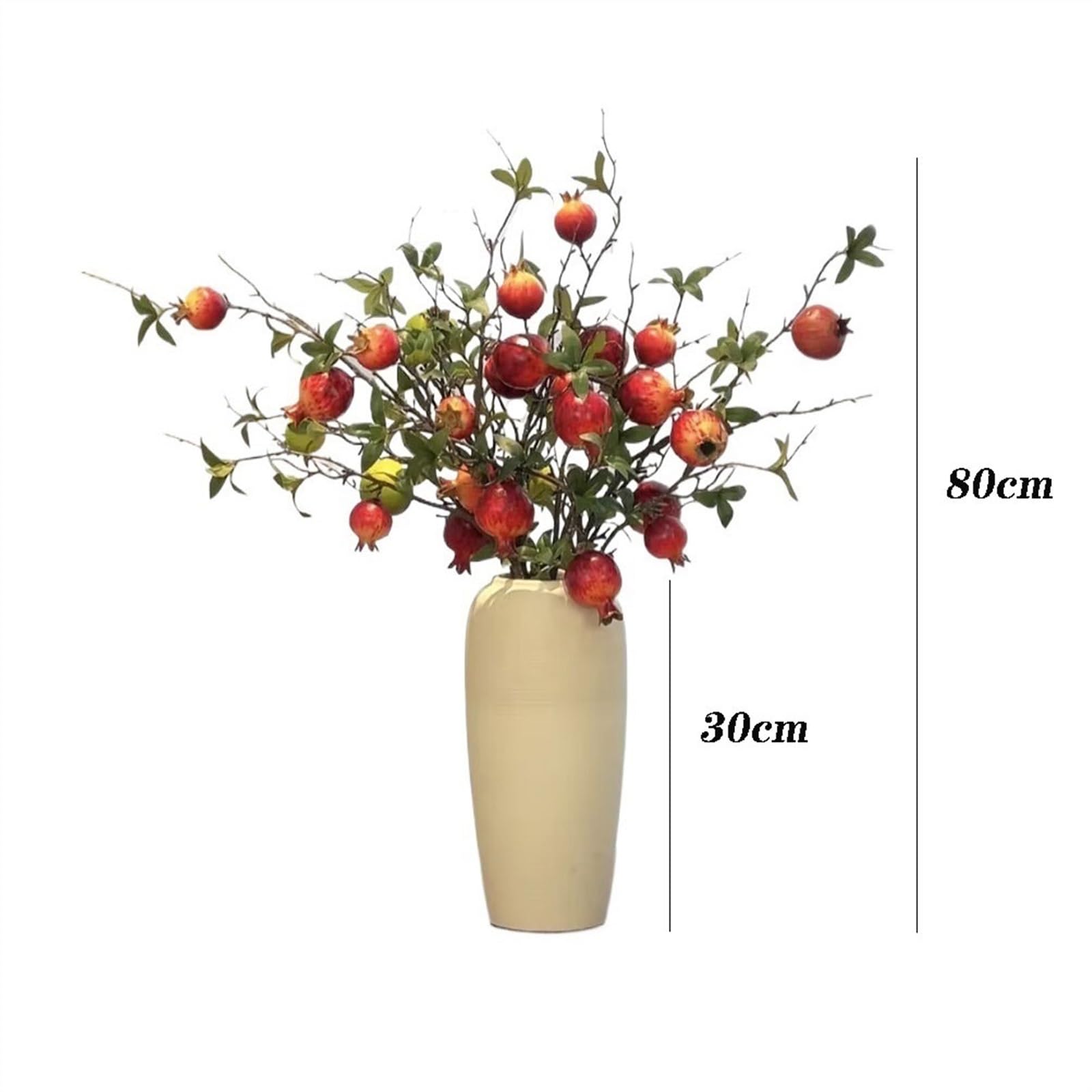 Kunstblumen Simulation Granatapfel Blume Obst Baum Zweig Blumenarrangement Chinesischen Esstisch Herzstück Wohnzimmer TV Schrank Ornamente Blumenstrauß