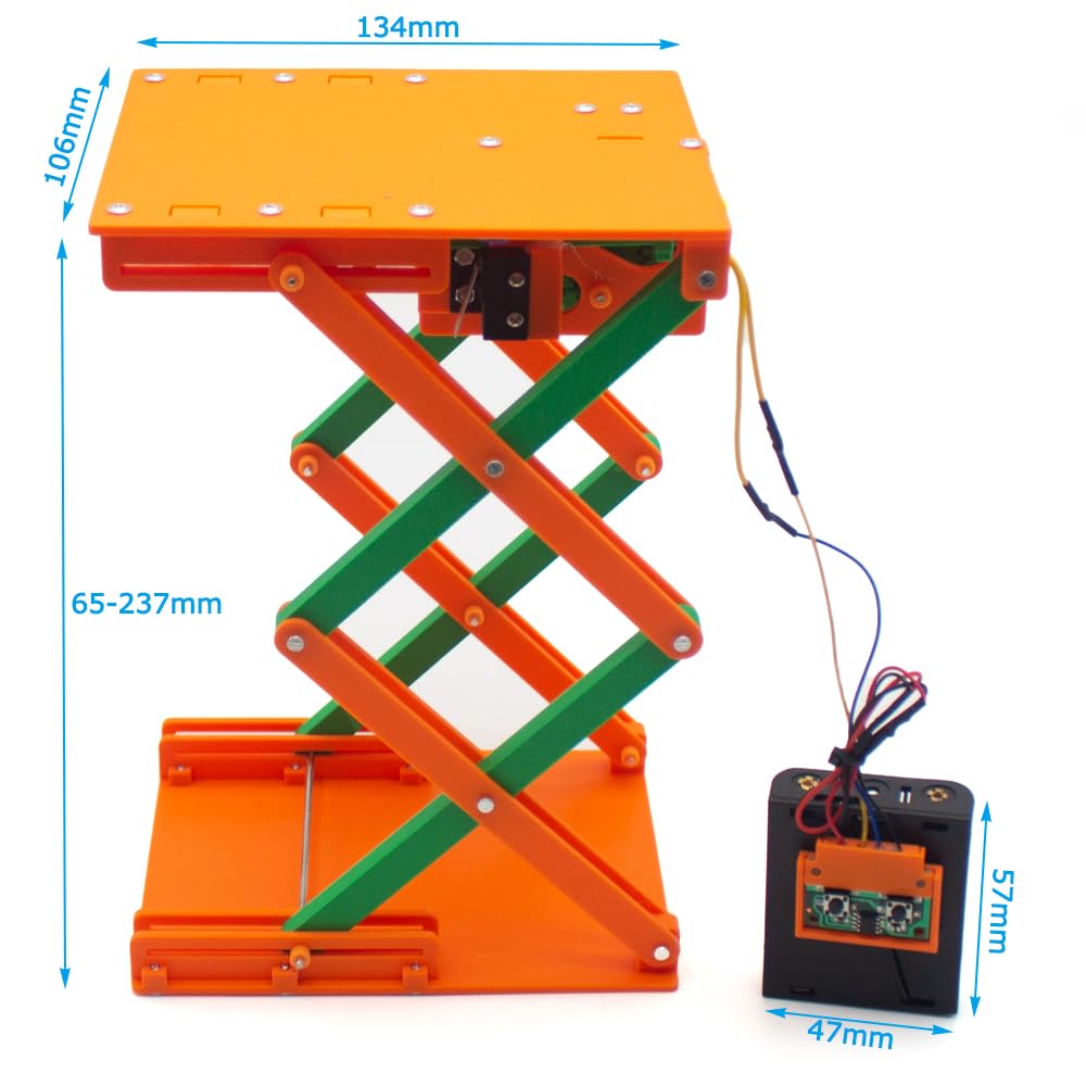 Elektryczna Platforma Podnosząca DIY, Ręcznie Roboty Model Mechaniczny Tech Craft