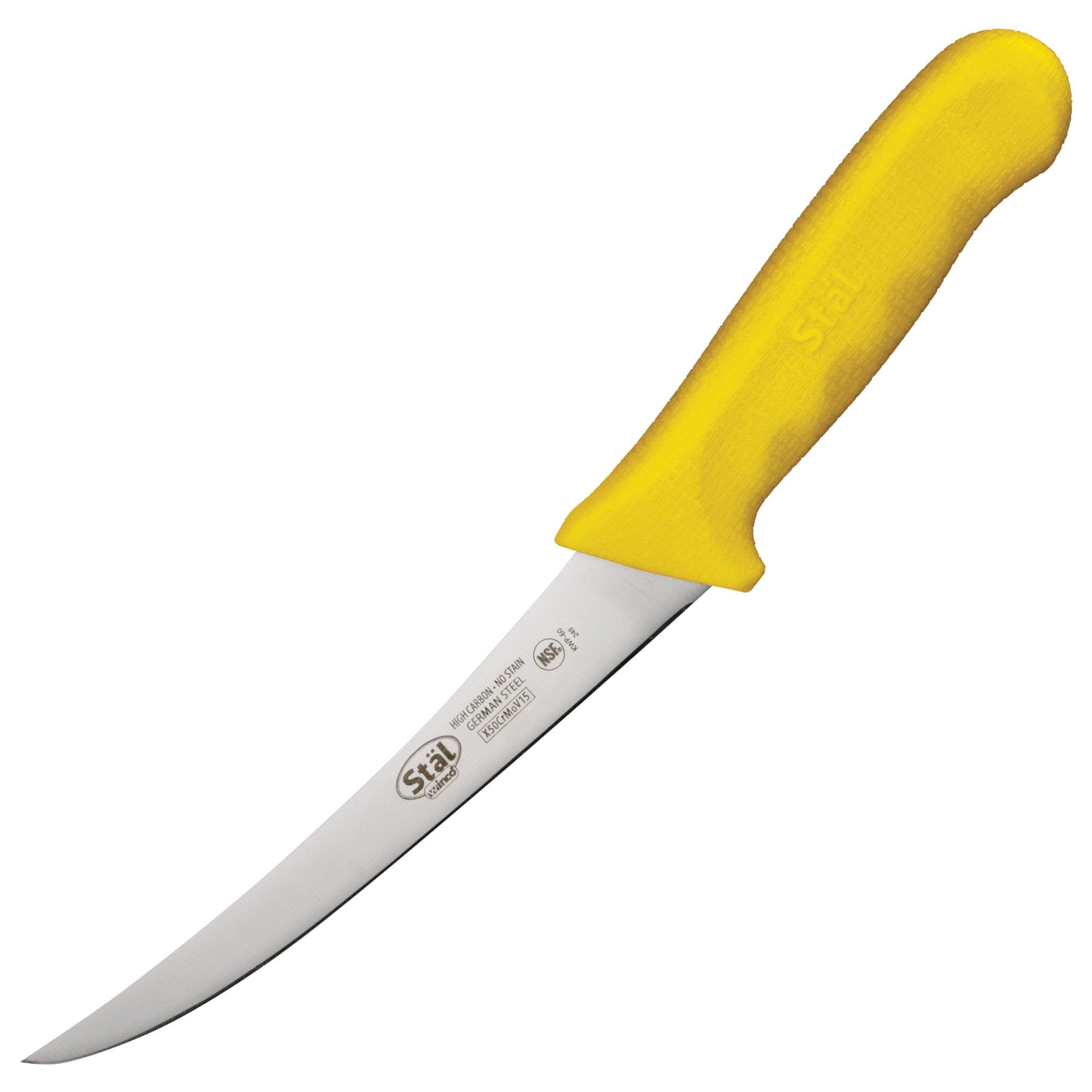 Winco 6" Yellow Plastic Boning Knife with Handle — Amazon image 5