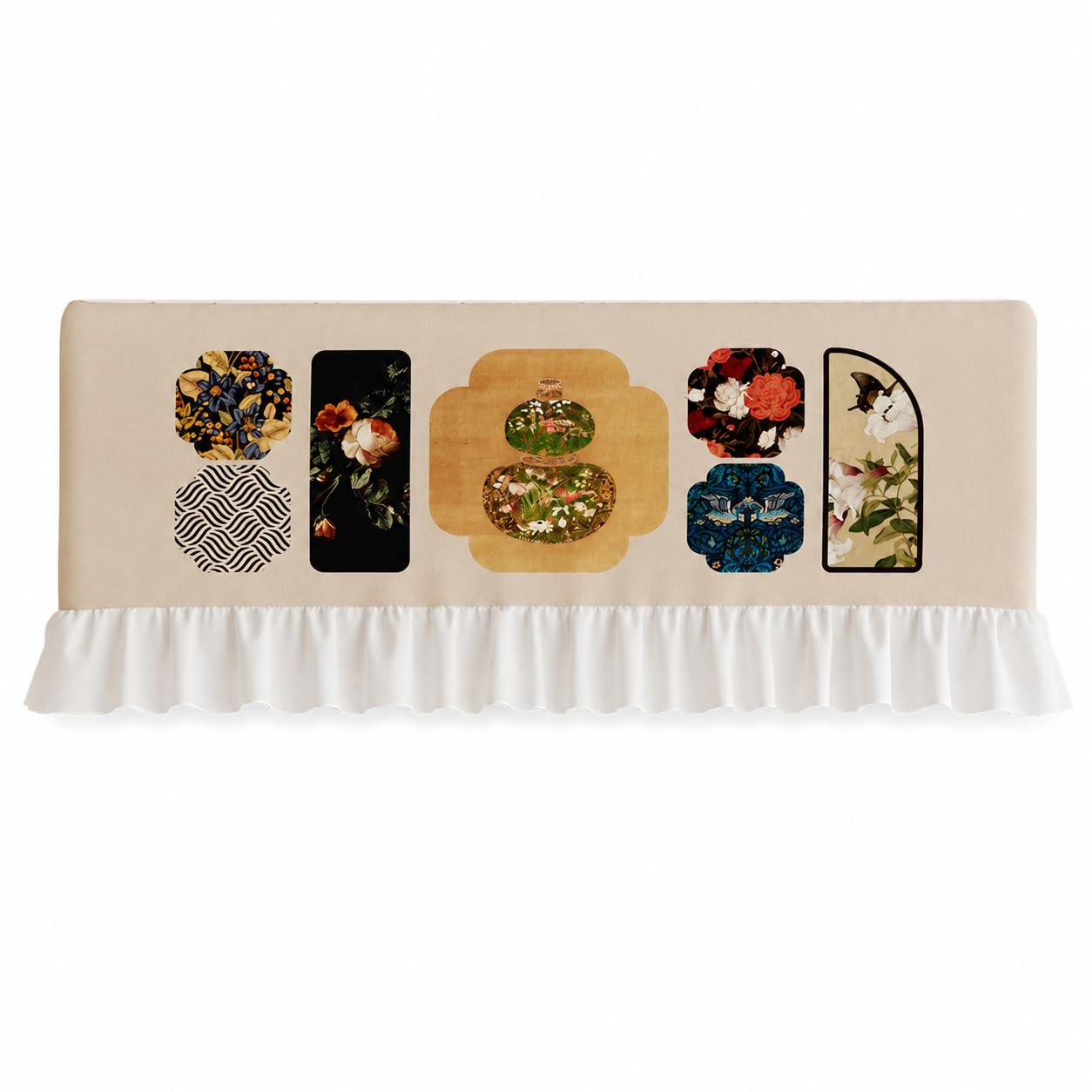 Funda antipolvo para aire acondicionado split de pared vintage lilihuimaoyi 86x18x28 cm