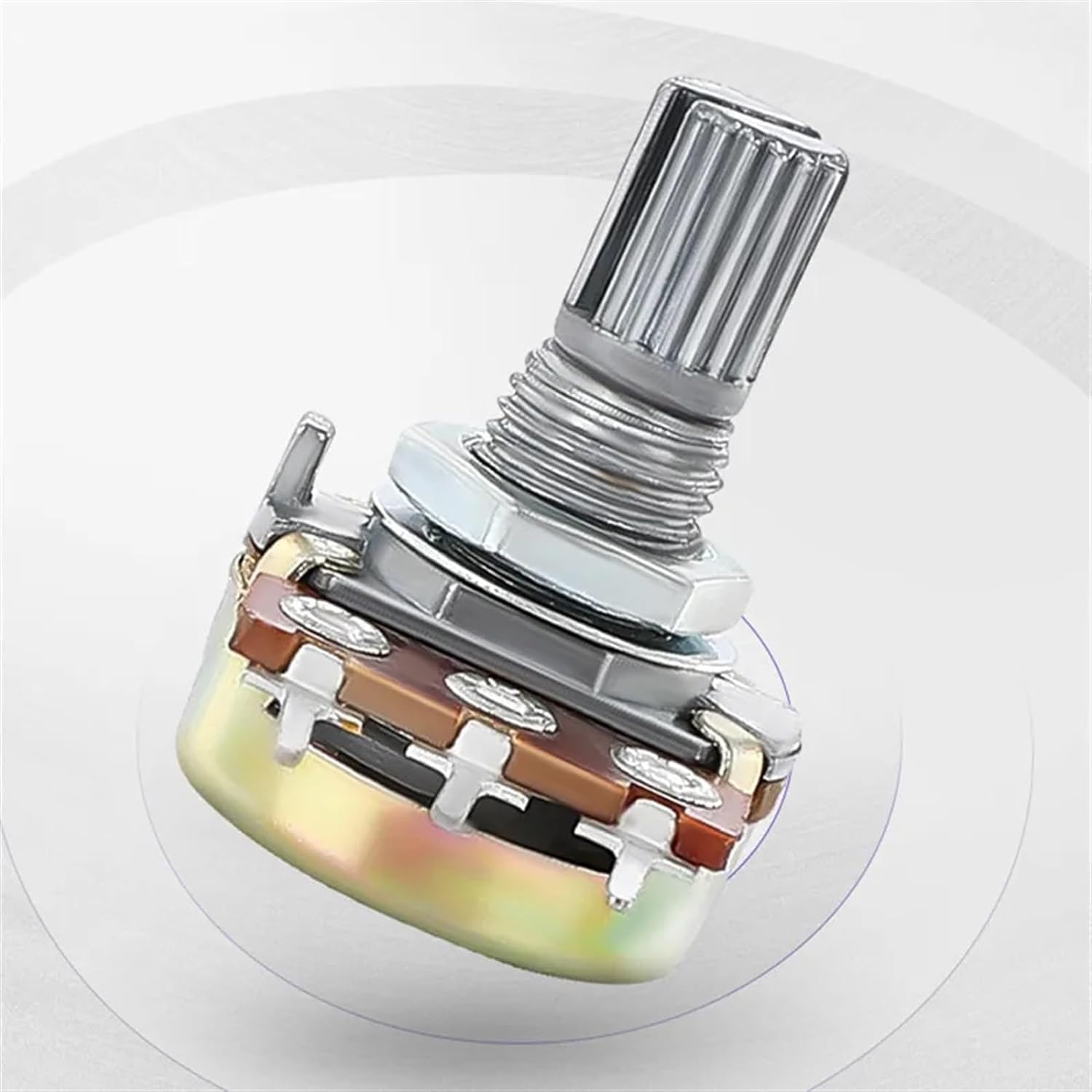 Lot de 5 potentiomètres linéaires Wh148 de 1 K à 1 m, 15 mm avec écrous et rondelles Pots 2 K