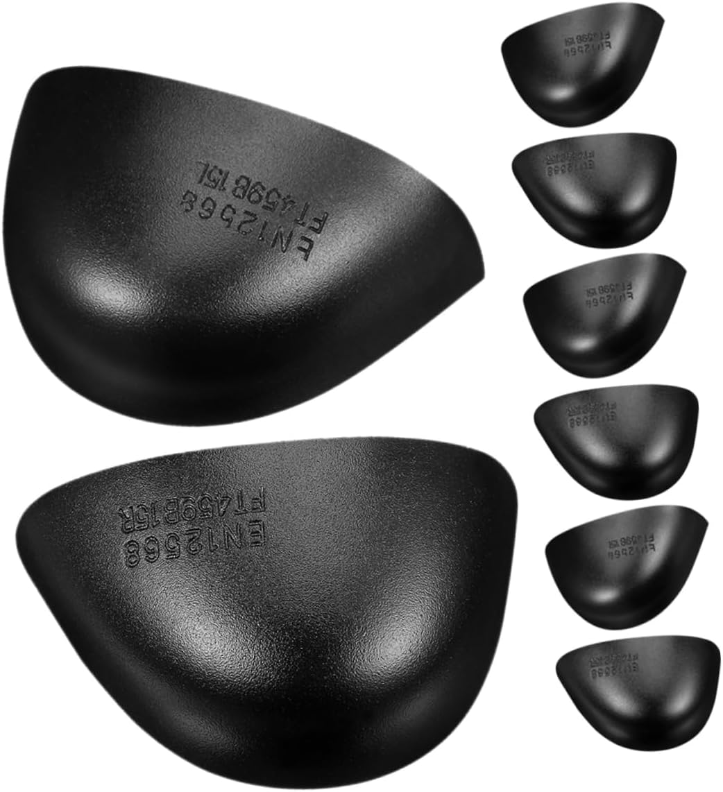 Gadpiparty 4pairs Safety Shoe Toe Caps Smash and Puncture Resistant Boot Inserts for Men and Women Lightweight and Comfortable Foot Protection for Work Environments