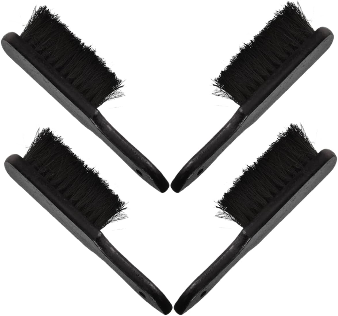 4pcs Fireplace Brush Head Cleaning Tools Dust Brush for Bench Fireplace Tools Indoor Outdoor Hand Broom