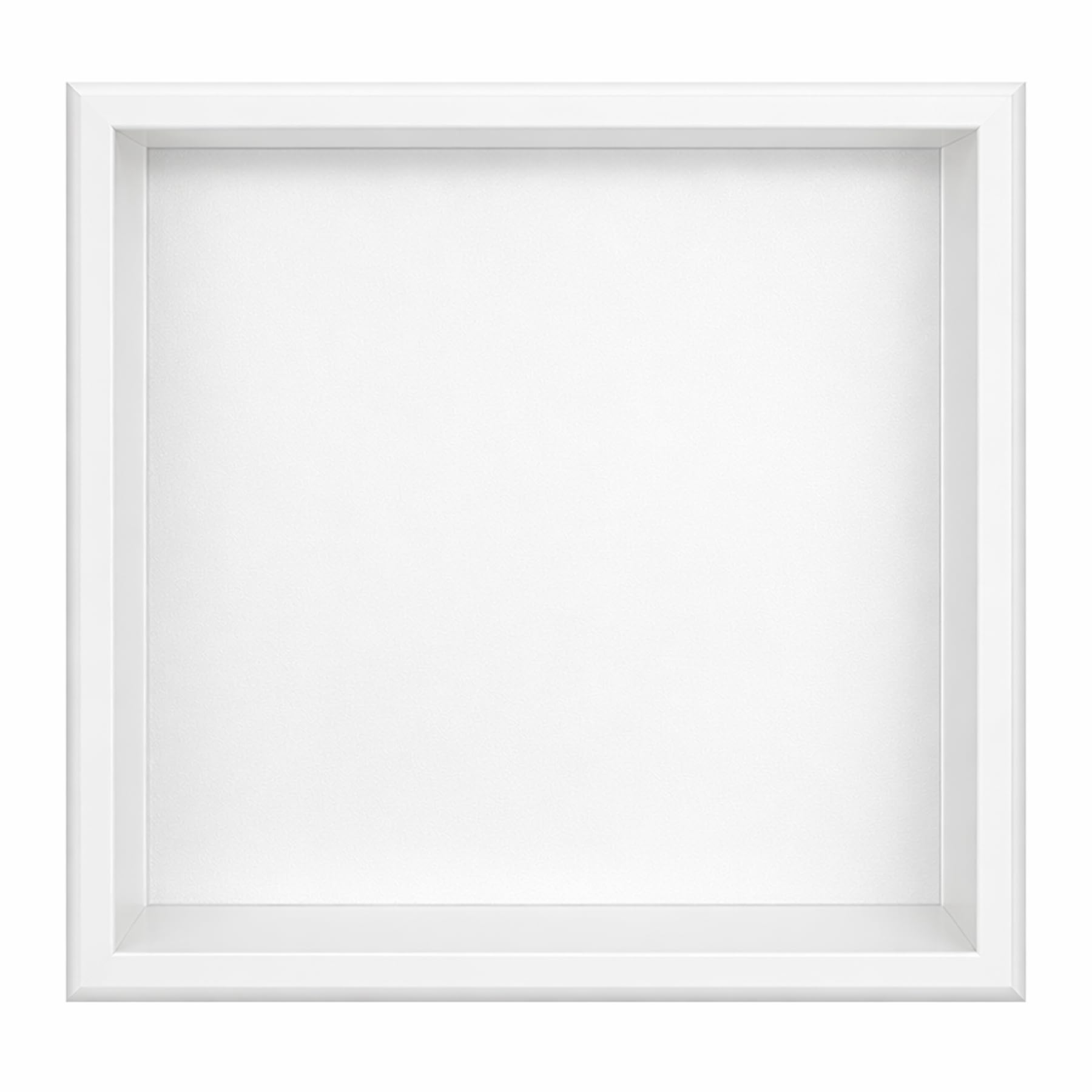 Thermopanel White Stainless Steel Shower Niche Bathroom Wall Insert Storage Shelf - 305 x 305 x 80mm