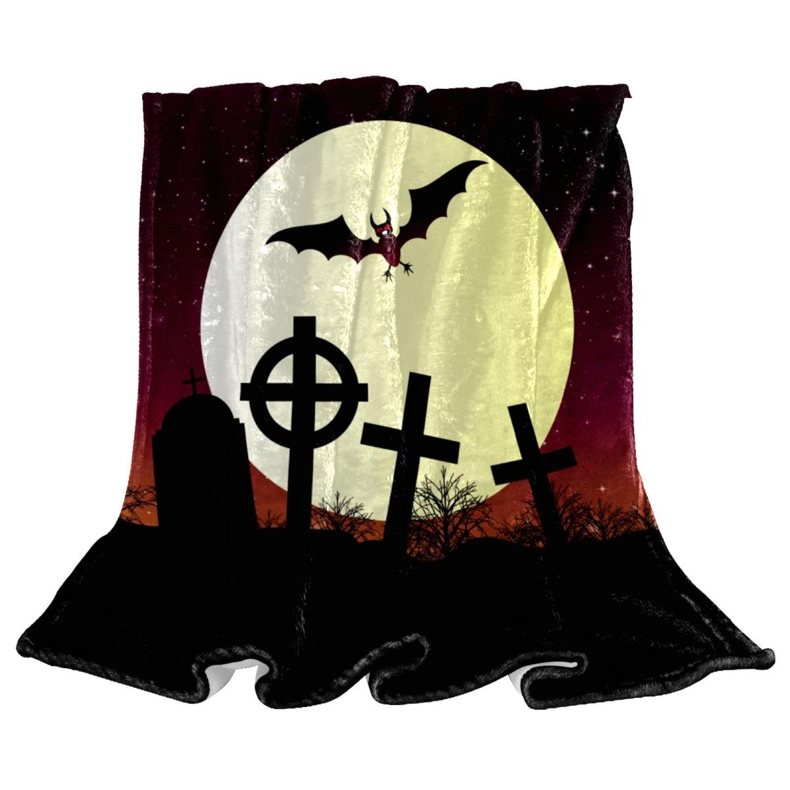 Couverture polaire Halloween plaid haut de gamme pour lit et canapé design