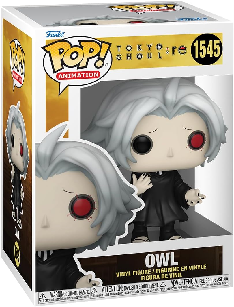 Funko Pop! Animation: Tokyo Ghoul: Re Seido Takizawa - (Owl) Takizawa - Collectable Vinyl Figure - Gift Idea - Official Merchandise - Toys for Kids & Adults - Anime Fans - Model Figure for Collectors