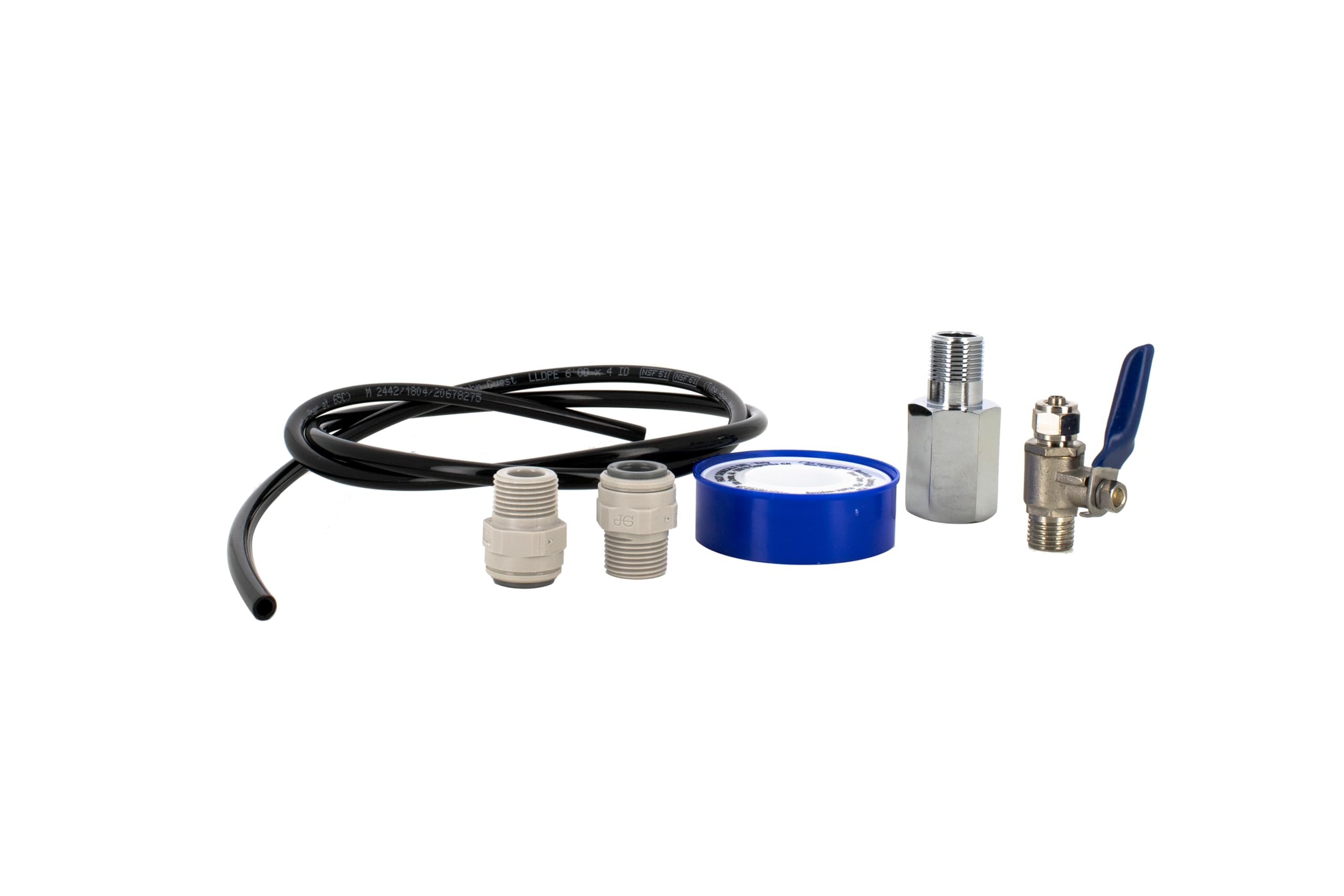 Sistema Filtraggio Acqua Sottolavello 4MF – Rimozione Calcare Cloro Sedimenti – Testa QL1, Rubinetto 1 Via – Kit Filtrazione Completo con Tubi e Raccordi – Facile Installazione
