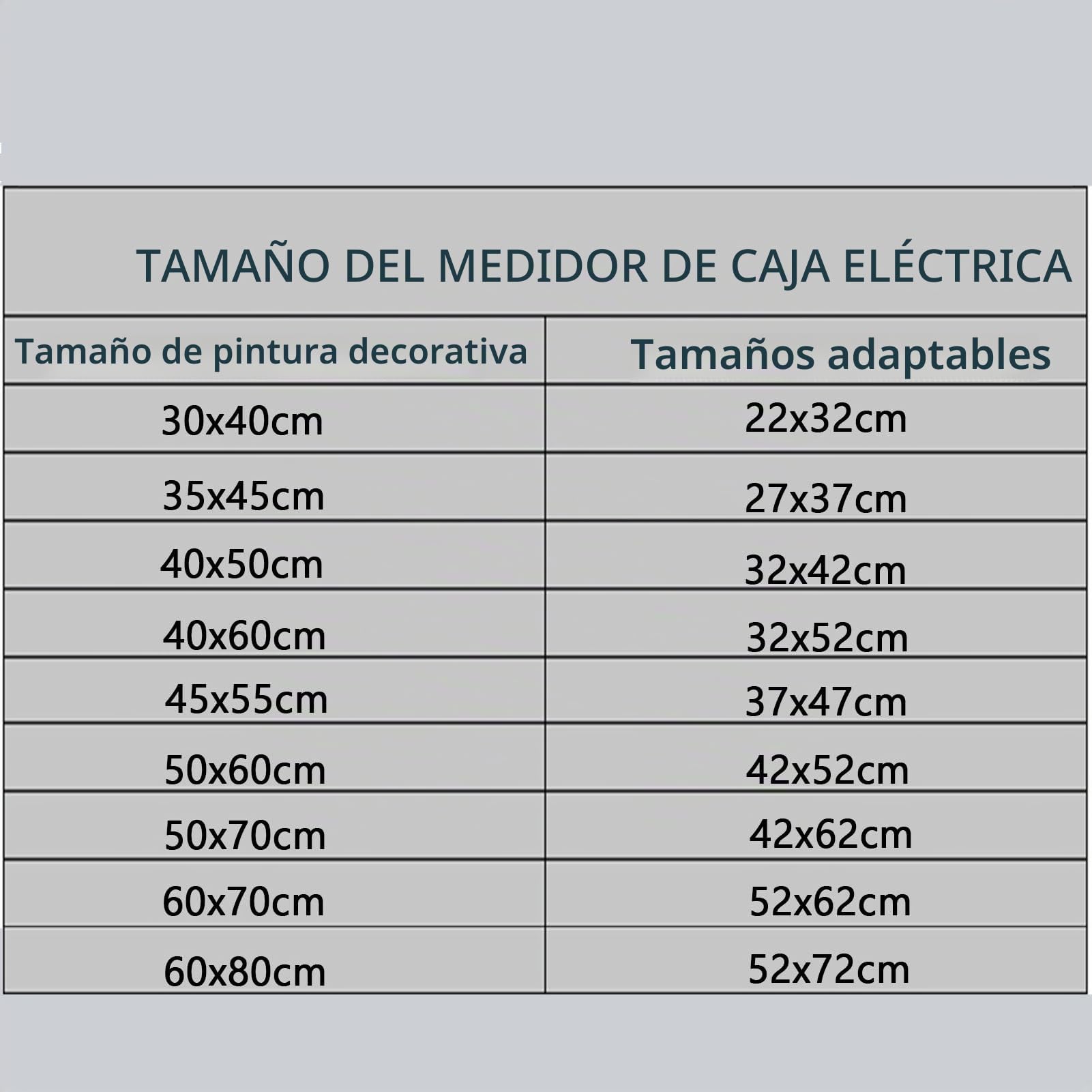 Cubierta Panel Eléctrico Montada Pared Diseño Minimalista Tapa Caja Fusibles Armario Cubre Cuadro Electrico Oficina Hotel(E,30x40cm)