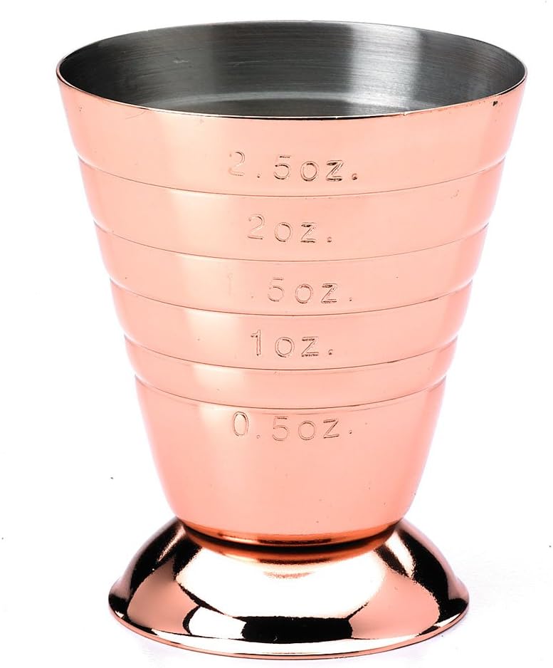 Barfly Measuring Cup, 2.5 oz, Copper